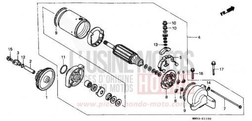 STARTING MOTOR CBR1000FH de 1987